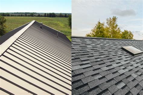 house with shingles and metal roof|residential metal roof cost vs shingles.